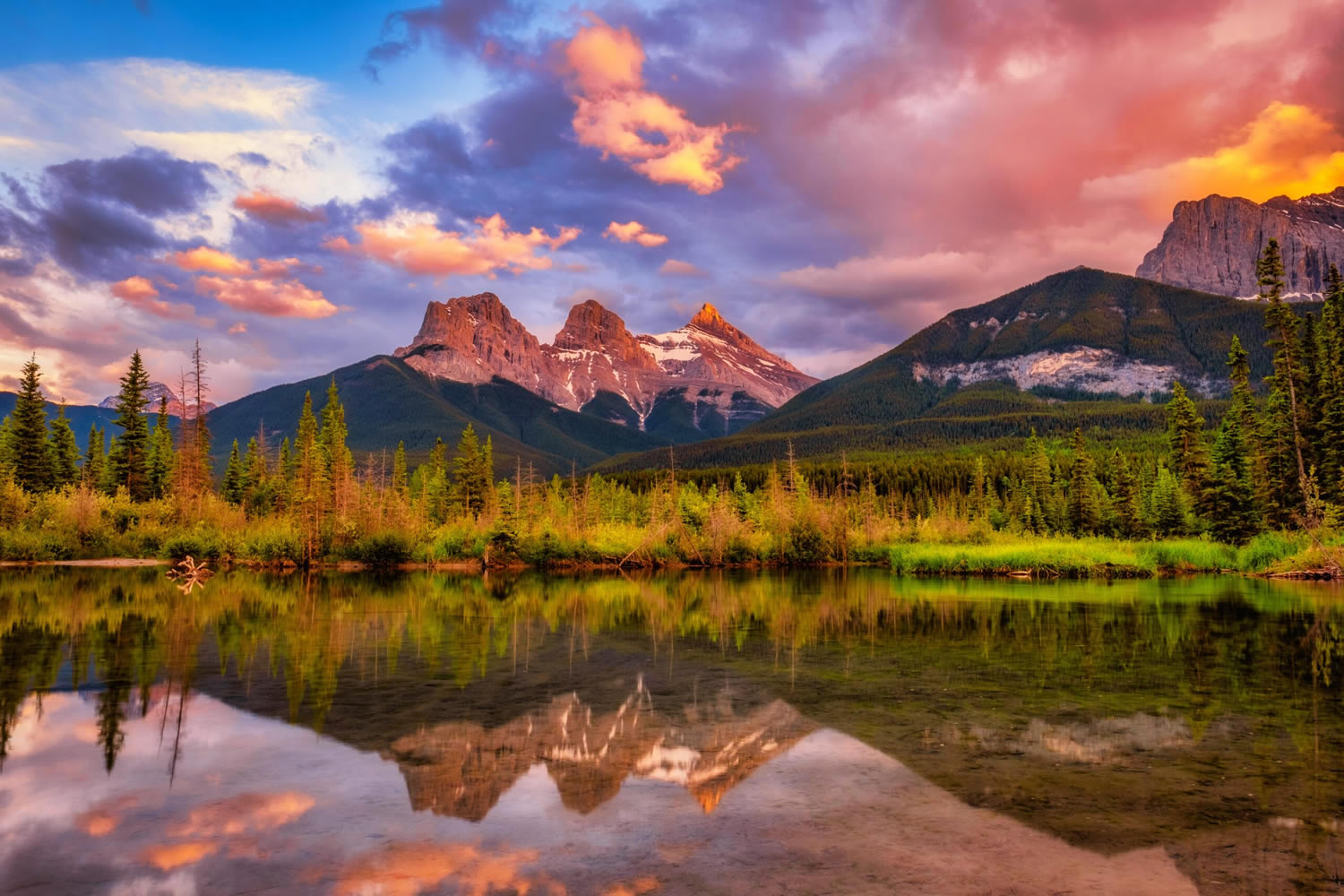 Three Sisters Peaks